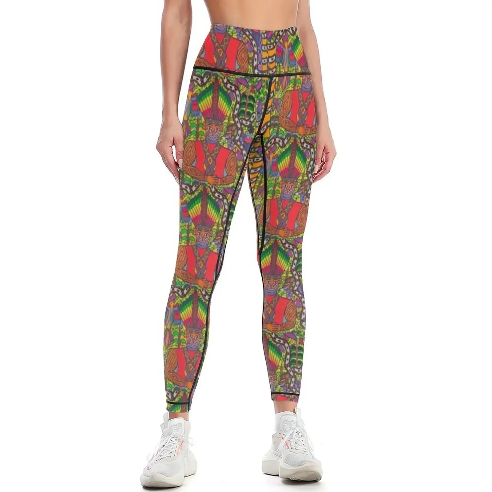 

Dot’s Indigenous Leggings push up legging Women's sports Women's sports pants sporty woman push up Womens Leggings