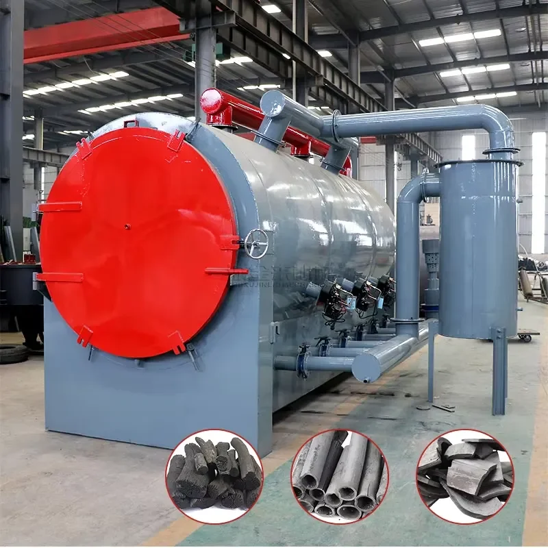 2026 CE Pollution-Free Wood Charcoal Carbonation Machine Biomass Pyrolysis Furnace Carbonization Stoves at Competitive Price