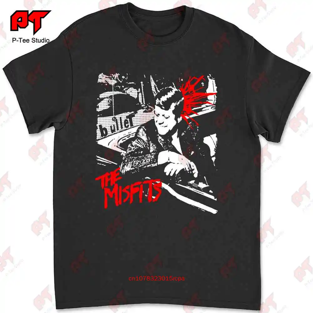 The Misfits Band Bullet Kennedy Logo T-shirt ZZPH