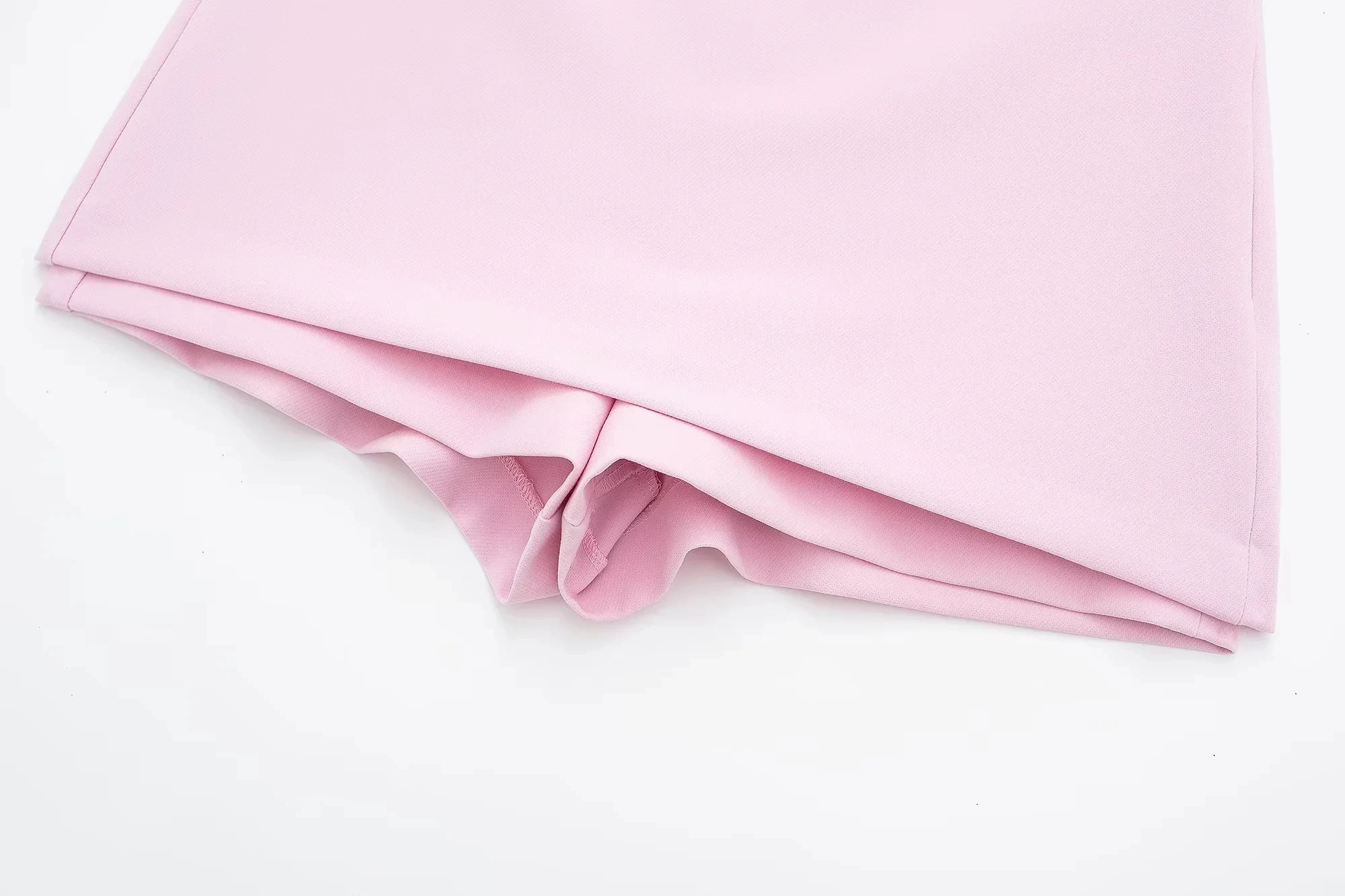 HH Damen-Set, lässige Röcke, Shorts, schickes Neckholder-Hemd, rückenfreies Top und Shorts, süßes rosa Sommer-Sexy-Shorts-Sets – Detail 18