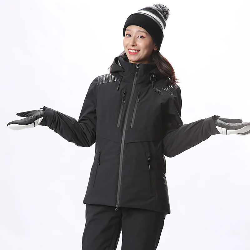 RUNNING RIVER Brand Hooded Women Ski Jacket High Quality Professional Sports Clothing Woman Outdoor Sports Jackets2050