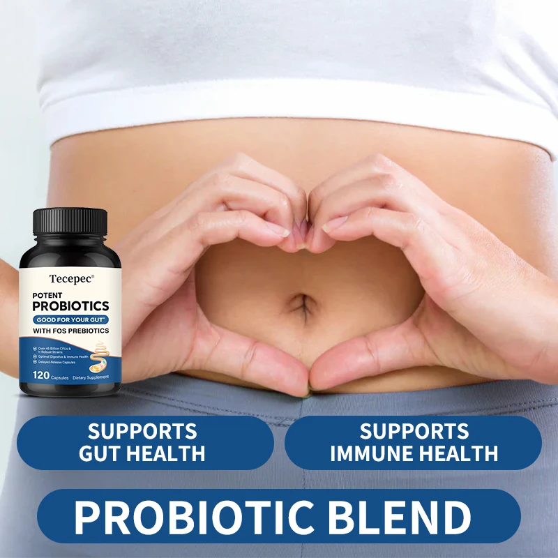 Probiotic Supplement, 45 Billion CFU, 11 Mixed Strains, Veggie Caps, Immune, Gastrointestinal &Digestive Health, Bloating Relief