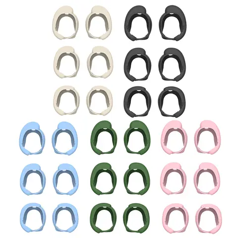 3 pares de almohadillas de silicona para los oídos, cubiertas para los oídos, accesorios antideslizantes, reutilizables, lavables para auriculares Bose QuietComfort Ultra