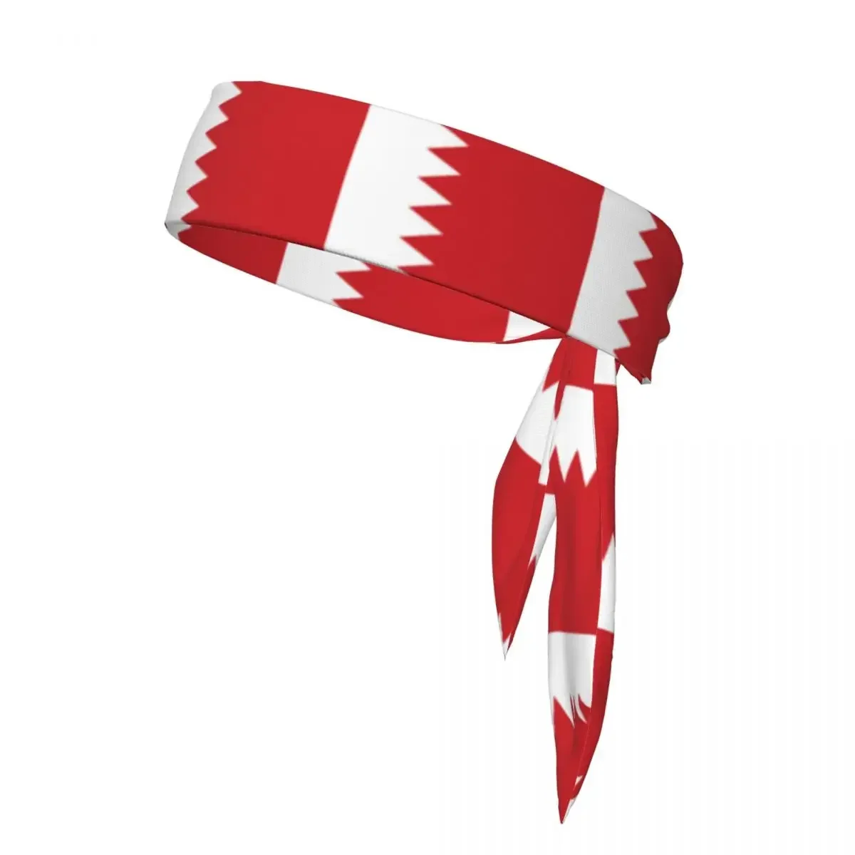 

Tie Headbands Bahrain Flag Sports Head Band Athletic Sweatband Bandana Sweat Wicking