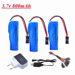 For C2 D828 3.7V 800mAh 14500 Li-ion Battery For RC Stunt Dump Car 3.7V Battery For JJRC C2 D828 RC Car Toys Accessories