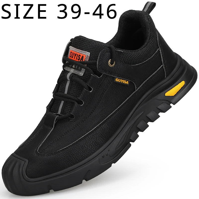 Breathable Work Safety Shoes Indestructible Steel Toe Shoes Anti-puncture Safety Shoes Men Work Sneakers Size 39-46