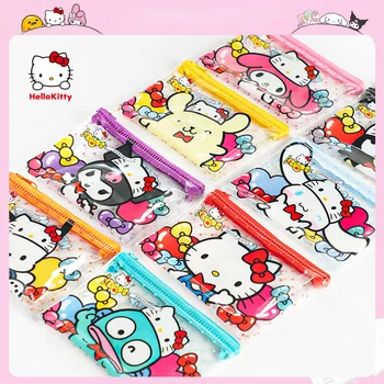 Sanrio Leuke opbergtas 50e verjaardag Waterdichte verzegelde bedrukte tas met ritssluiting Hello Kitty Kuromi Carry-on Mini Zero portemonnee