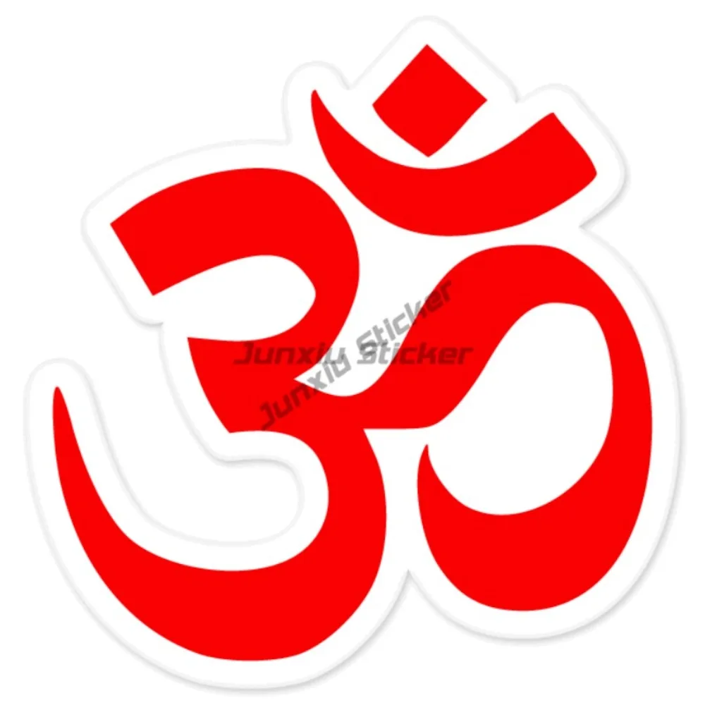 

Om Aum Sign Hinduism Car Bumper Sticker Decal Scratch-proof Accessories Rv Decals And Stickers For Helmet Motorcycle