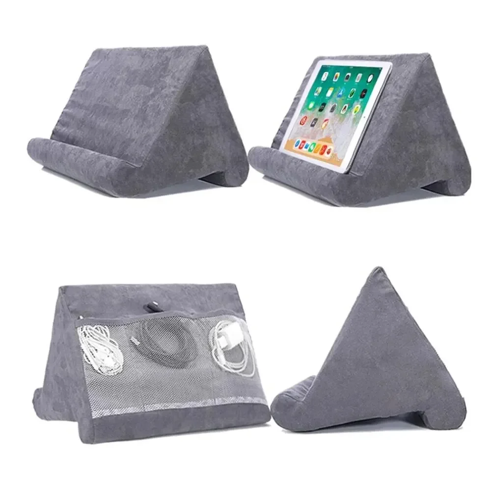 Kimdoole Sponge Pillow Tablet Stand For iPad Samsung Huawei Tablet Bracket Phone Support Bed Rest Cushion Tablet  Reading Holder