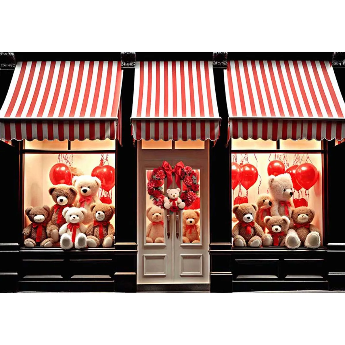 

Allenjoy My Beary First Valentine Backdrop