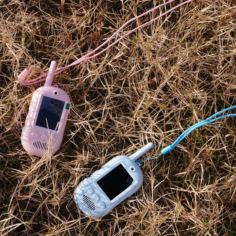 Kinder Video Walkie Talkies Set, 2 Inch Scherm, Eén-Knops Oproep, Lange Bereik, Kindvriendelijk, Gemakkelijk in Gebruik, Intercom Speelgoed, Cadeaus voor Jongens en Meisjes