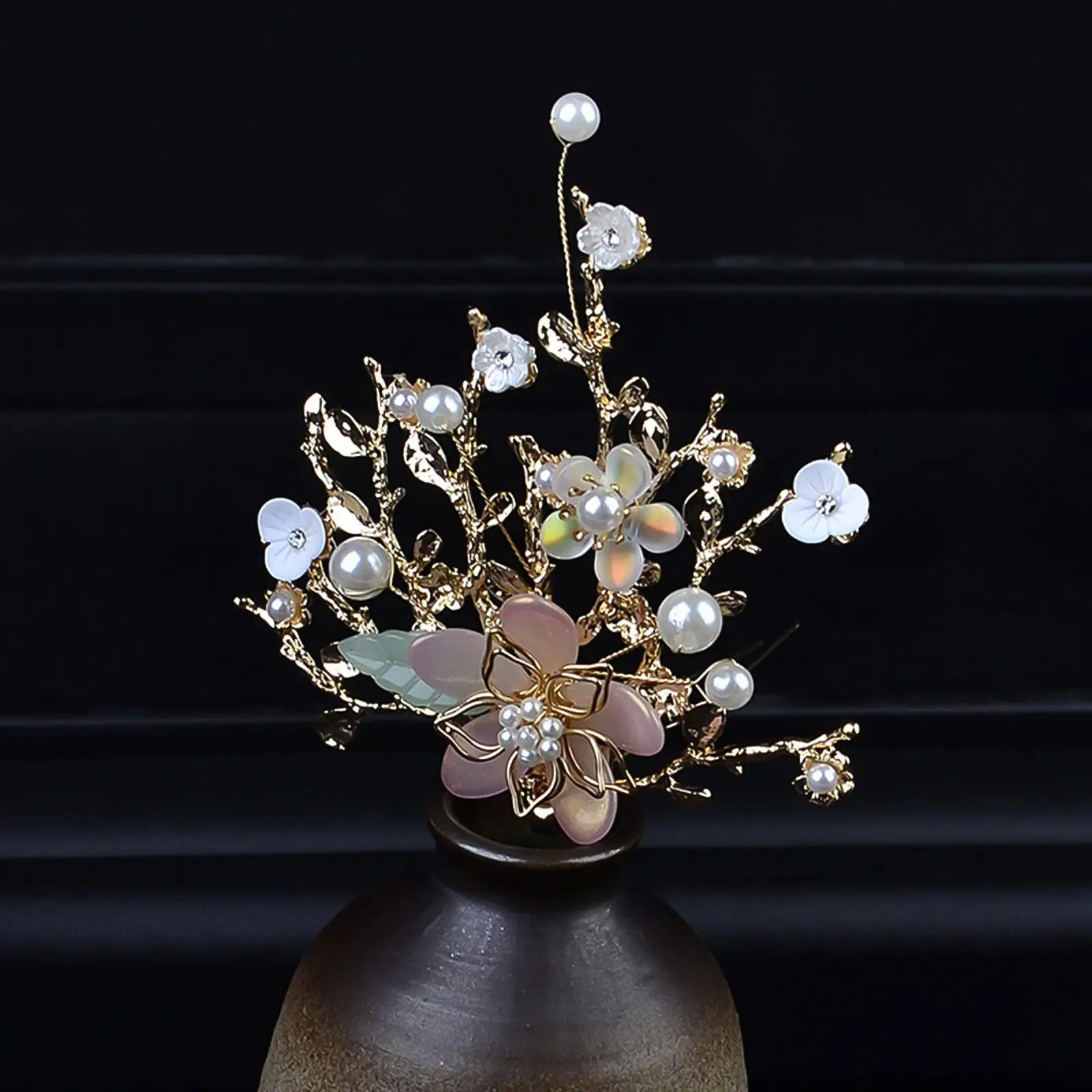 3 Pieces Chinese Hair Sticks flower Hair Pins Decoration for Buns Hairs Replacement Retro Handmade Jewelry