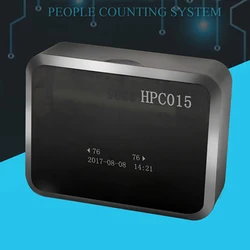 IR Infrared Beam People Flow Counting System 1~10m Wide Detection Range Person Counting System LCD Display Passenger Counter