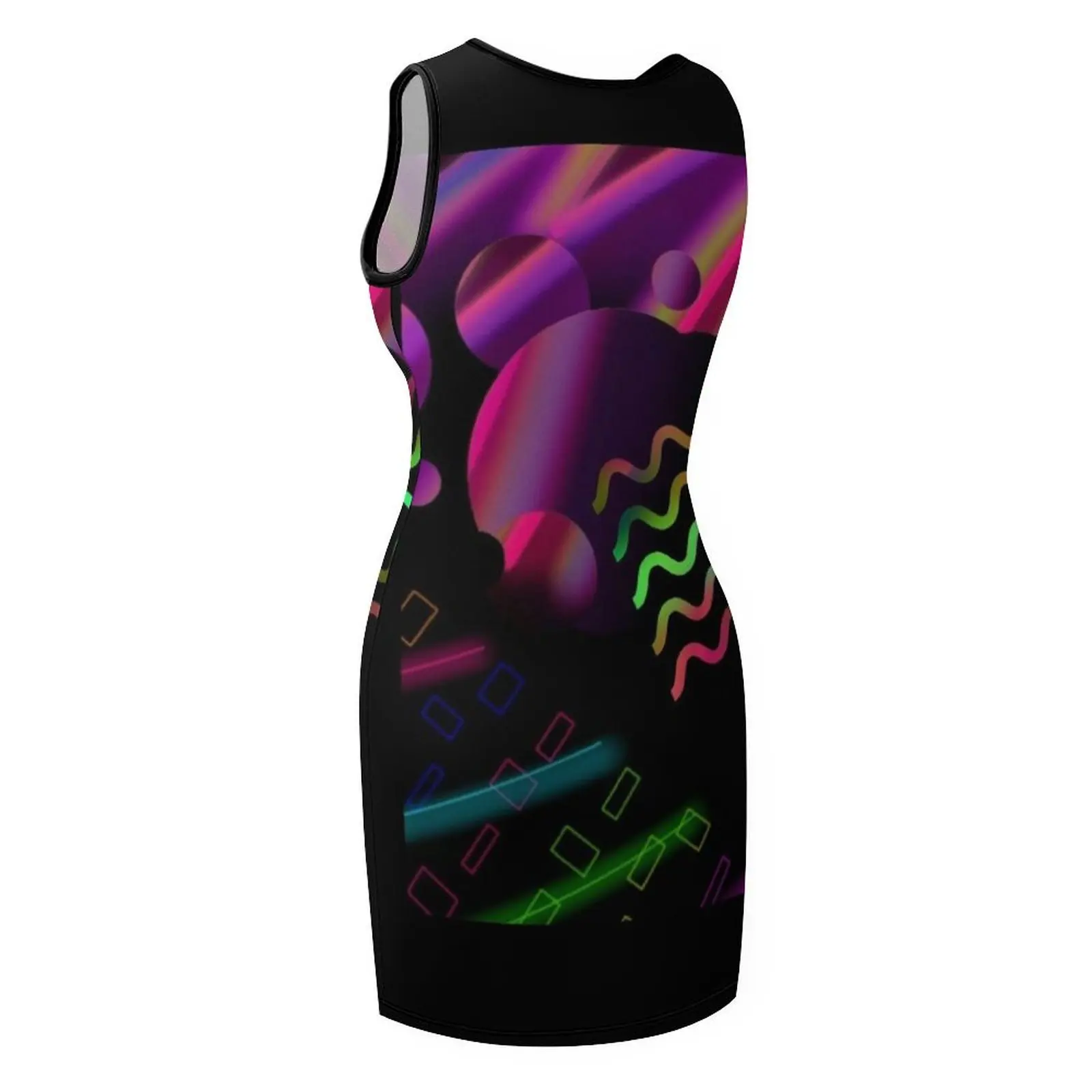 Spaz Razzmatazz Ärmelloses Sommerkleid für Damen 2025, Sommerkleid Damen 2025, Abendkleid Damen Vintage