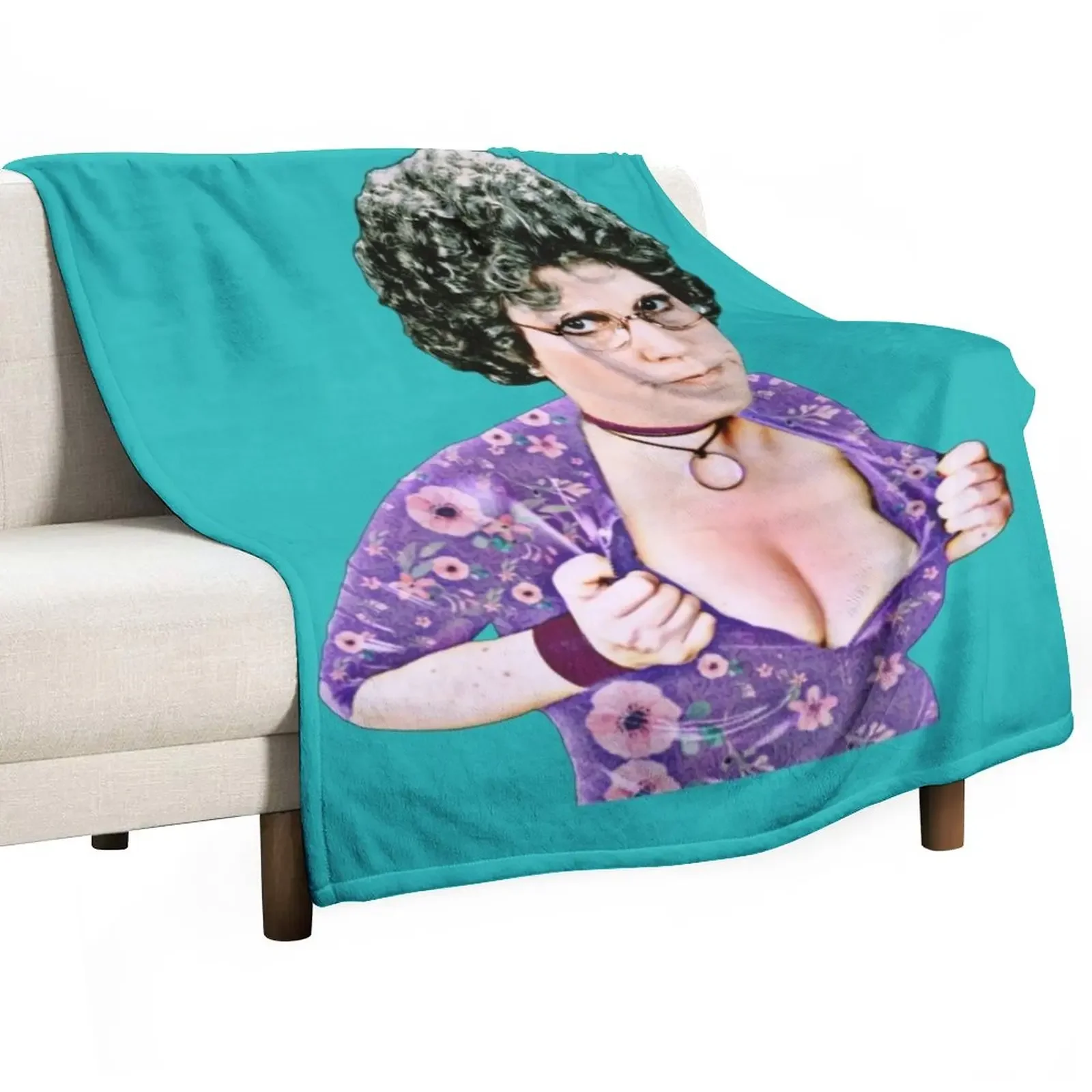 

Hot Mama Throw Blanket Personalized Gift sofa bed warm for winter Blankets