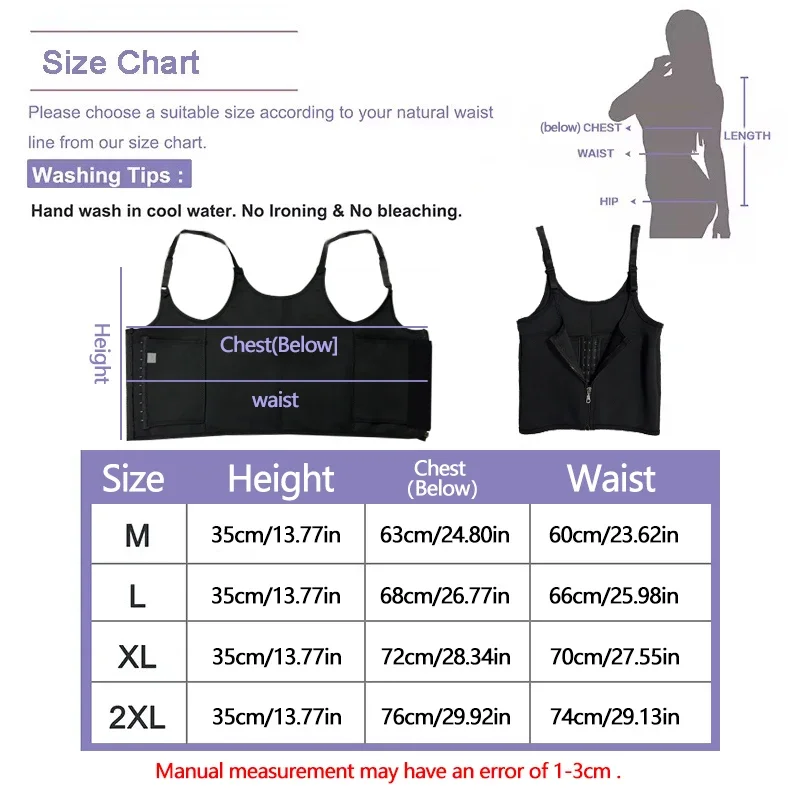 Women's Slimming Waist Trainer Shapewear Push up Tummy Control Corset Tank Top Body Shaper Cincher for Sports & Entertainment