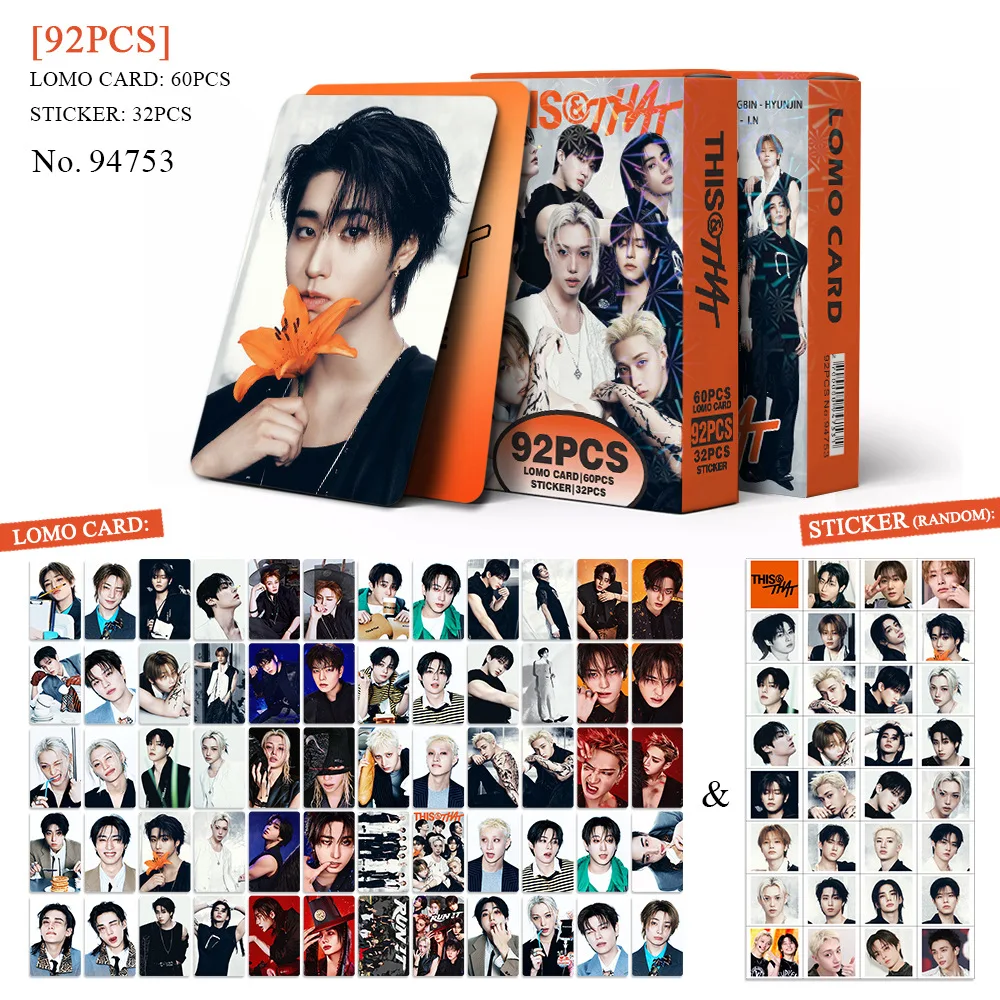 92 Star Mini Cards Boy Group Mini 10th Album THIS&THAT Merchandise Photo Cards Star LOMO Card Gift image 3