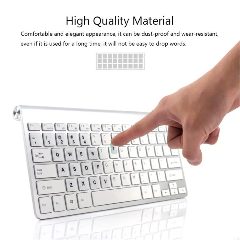 P9JB Russian Language Keyboard Stickers Alphabet Letters Black White Waterproof Super Durable Keyboard Layout Button Sticker