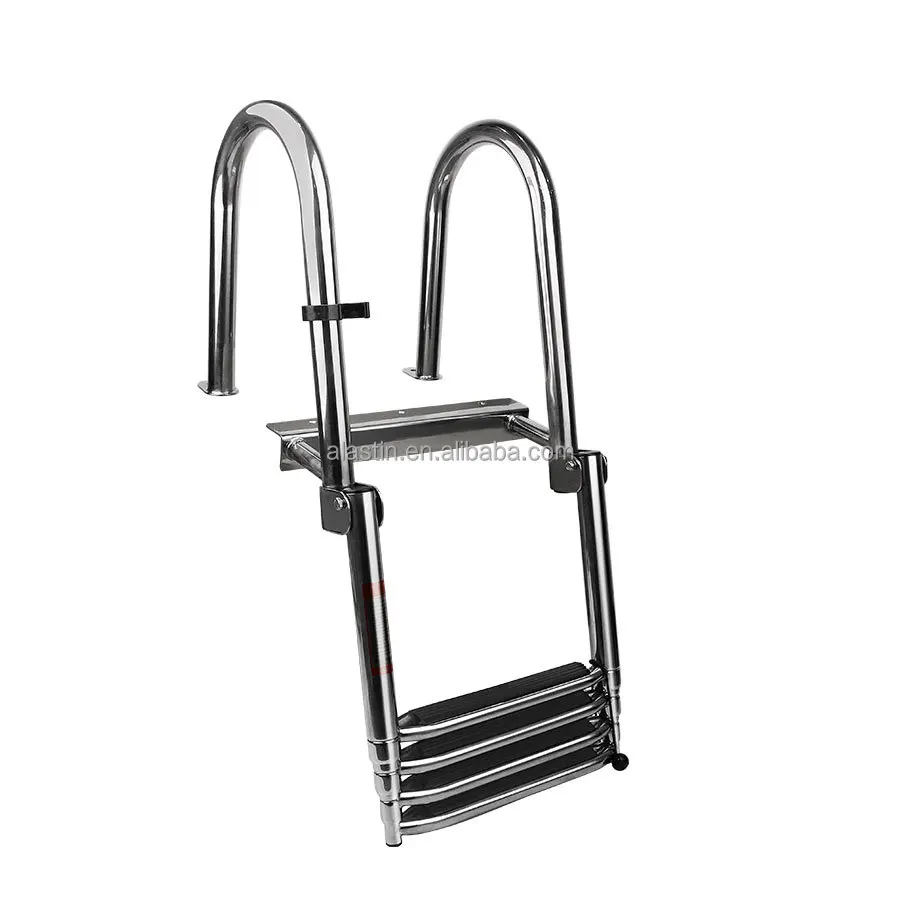 

Boat Part Manufacturer Supply Folding 4 Step Stainless Steel Boat Ladder Hot Sale2025