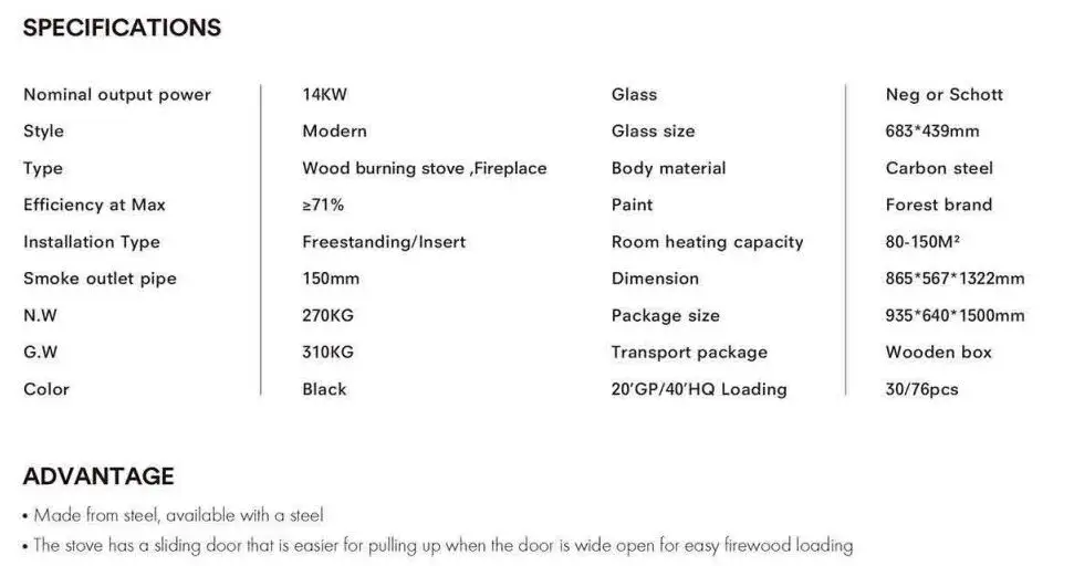 Estufa de hierro fundido, chimenea de leña, calefacción, vista de vidrio, estufa de leña, chimeneas de leña modernas para interiores y exteriores