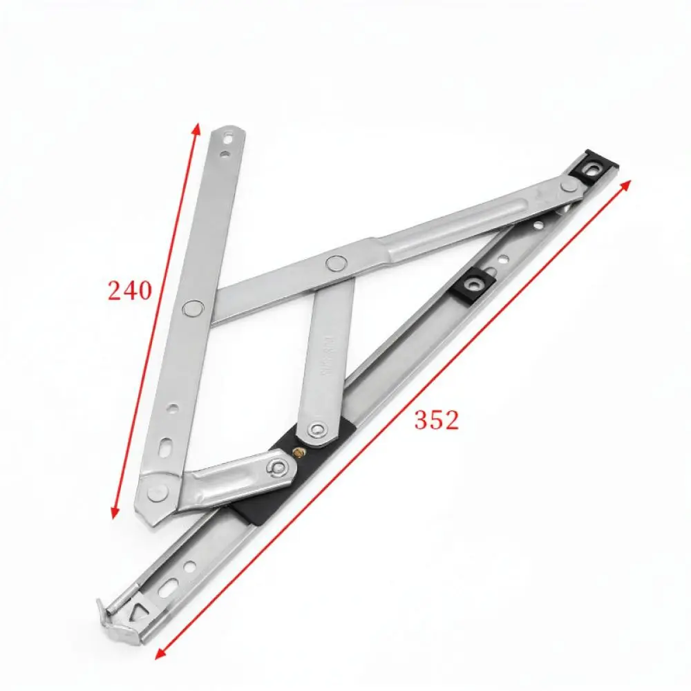 Adjustable Window Hinge Limiter Stainless Steel Casement Stay Four Bar Linkage Secure Positioning Accessory Hardware