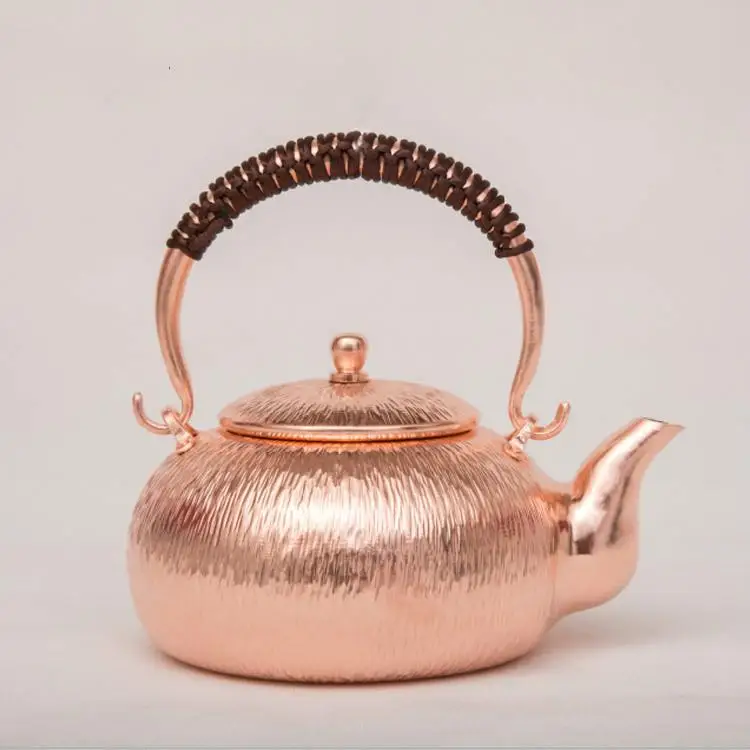 650ml Chinese traditional Copper Kettle For Stove Handmade Pure Copper Teapot Health Pot For Tea