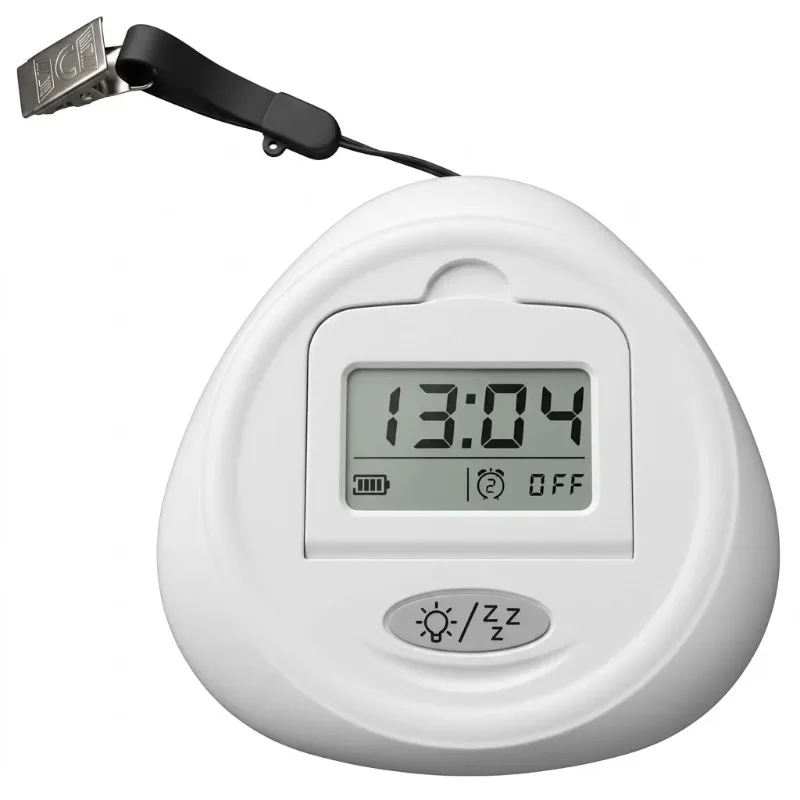 Vibration Alarm Clock Bed Shaker for Deaf, Silent Wake Up Aid with Loud Buzzer & Multiple Modes