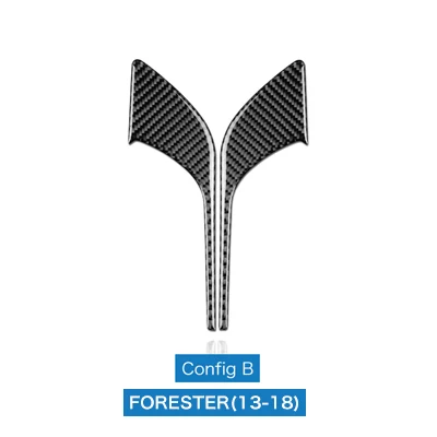 

Black Carbon Fiber Front Inner Door Handle Frame Trim Without Button For Subaru Forester 2013-2018 Interior Accessories