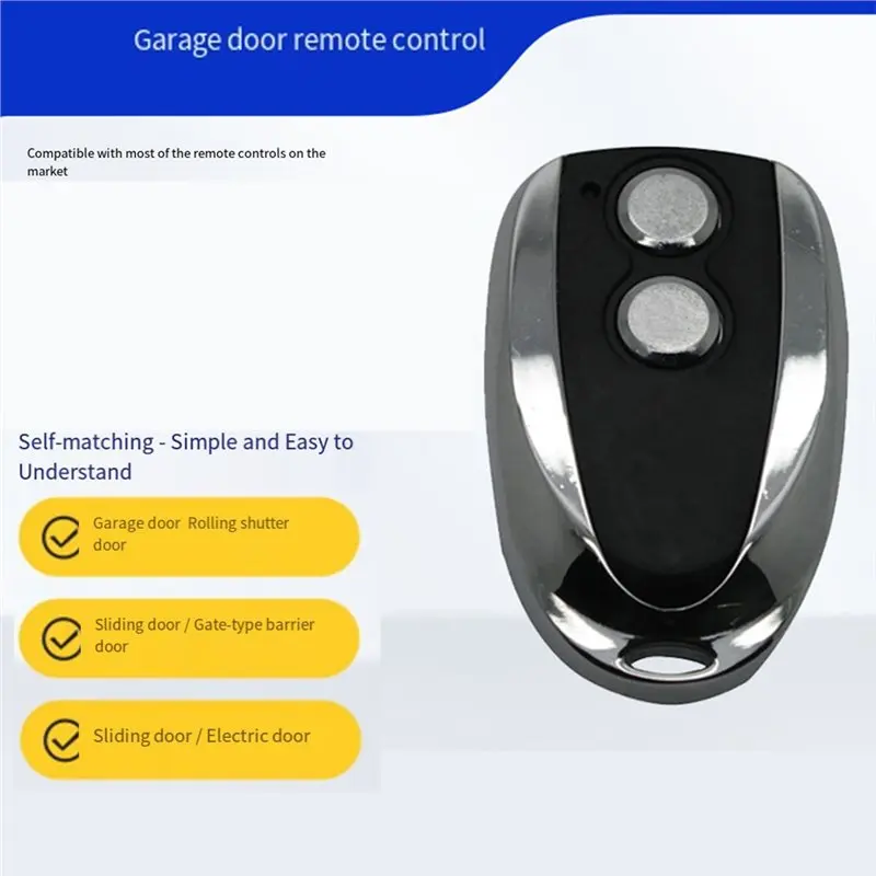 【MUST-HAVE】Scroll Code Remote Control 433Mhz For ECOSTAR RSE2 RSC2 Garage Door Wireless Replacement