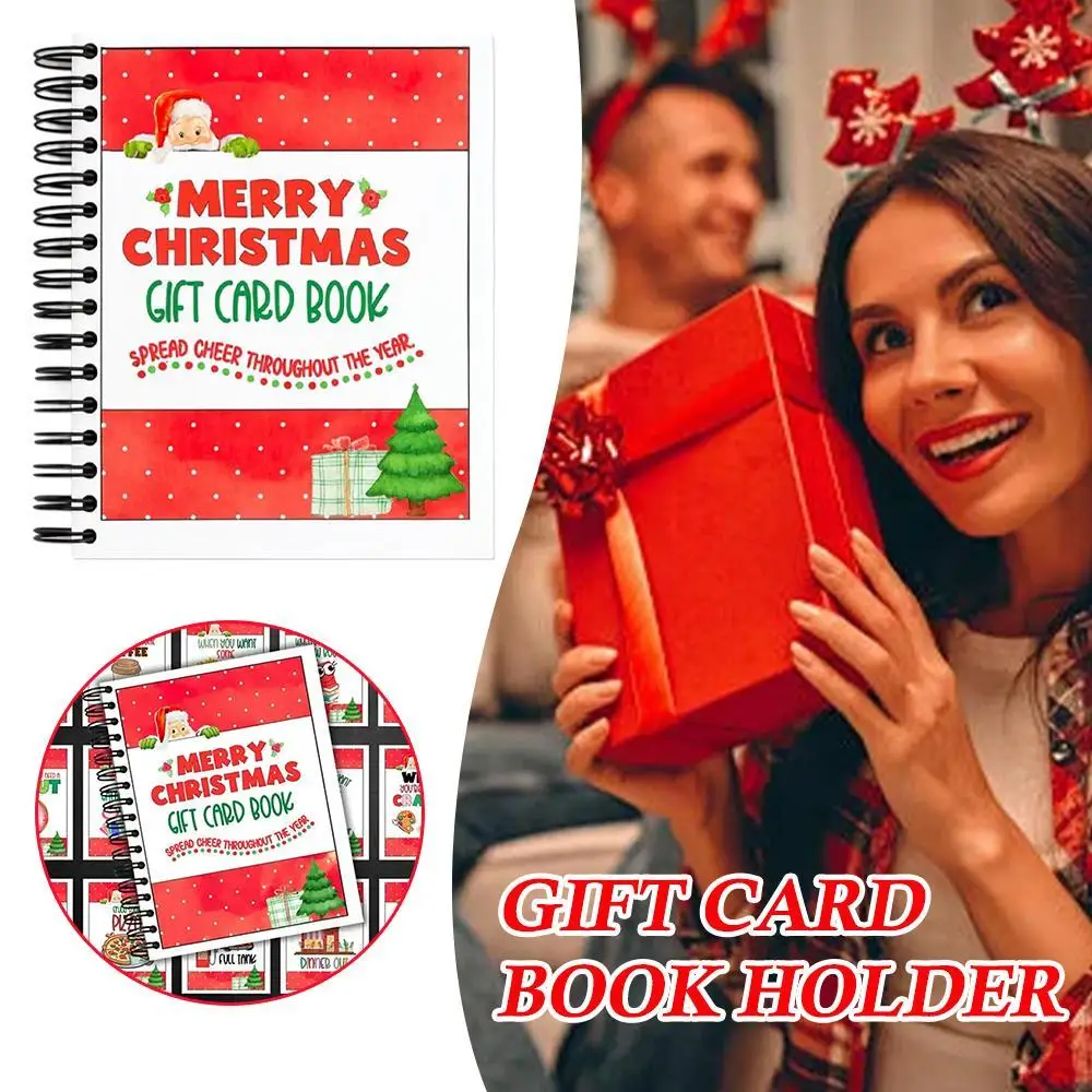 

The Christmas Gift Card Book, 30 Pages Merry Christmas Gift Card Book, 5x7 Bound, High School Going Away to Coll