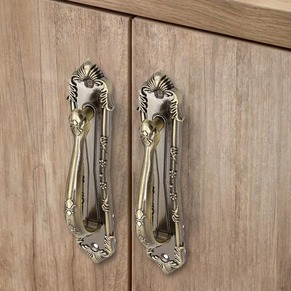 

Alloy Heavy Duty Barn Door Handle Wooden Door Antique Copper Exposed Large Handle Rust-proof Punch-free Door Handle