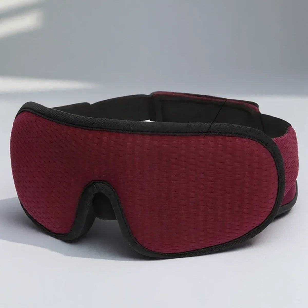 3D Light Blocking Sleep Eye Mask for Men and Women Breathable Sports Fabric Eye Cover Perfect for Travel Night Sleep and Napping
