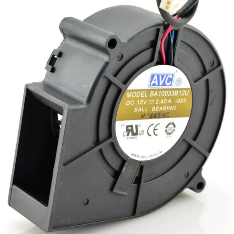 New Fan for AVC BA10033B12U 9733 Violent Exhaust Blower Fan 12V 2.4A 9.7cm 97 * 97 * 33MM