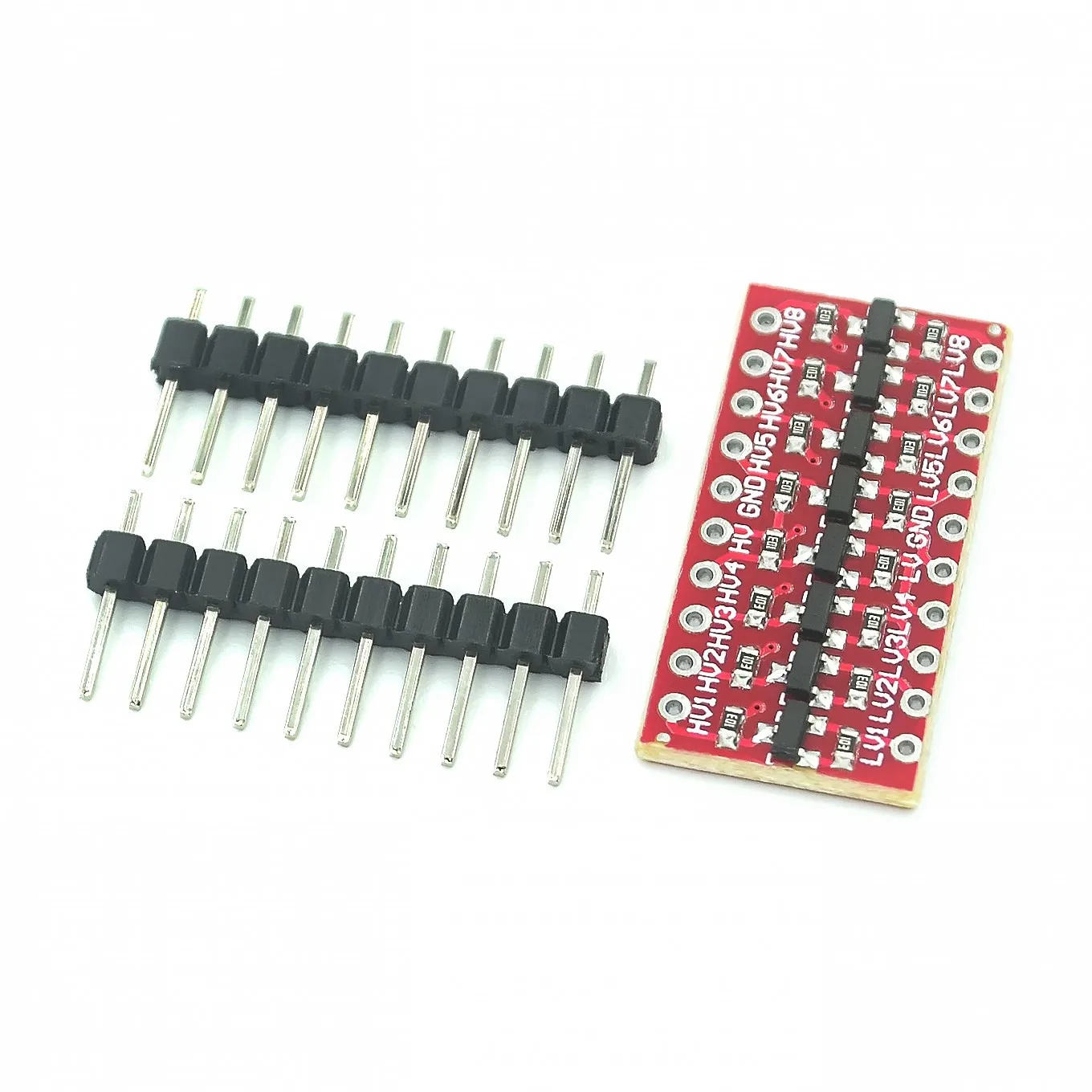 10PCS/LOT I2C IIC 8 Channel Logic Level Converter Module Bi-Directional Module  Step Up 3.3V To 5V