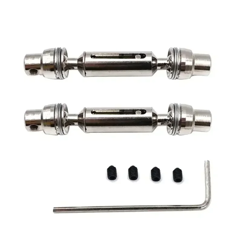 Ural Truck RC Car Spare Parts Metal Front Rear Drive Shaft for Henglong WPL Ural B36 B16 C14 C24 B24
