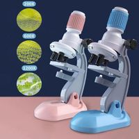 200x 600x 1200x Children Microscope Kit HD Educational Toy Pocket Microscope Observing Bacteria Adjustable