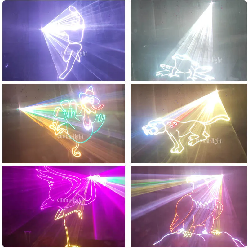 Impermeável RGB Laser Stage Effect Luzes, ILDA Animação Beam Scanner Laser Projetor, DJ Disco Party, Natal, IP65, 30W, 40W