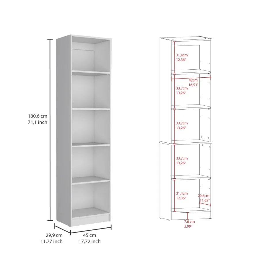 Poston 3 Piece Home Bookcase Set 67