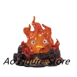 Objects Lamp Cartoon Cartoon Calcifer Anime 12cm Candle Desktop Action Figures Model Statue Pvc Model Collection Ornament Toys