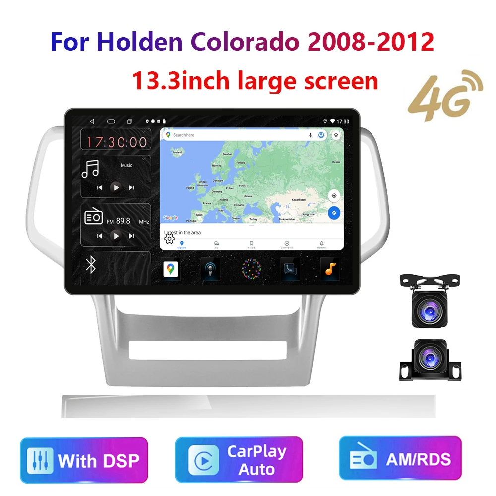 

13.3inch HD multimedia For Jeep Grand Cherokee 2008-2013 Car Stereo Radio Android video 2K GPS Carplay 4G WIFI