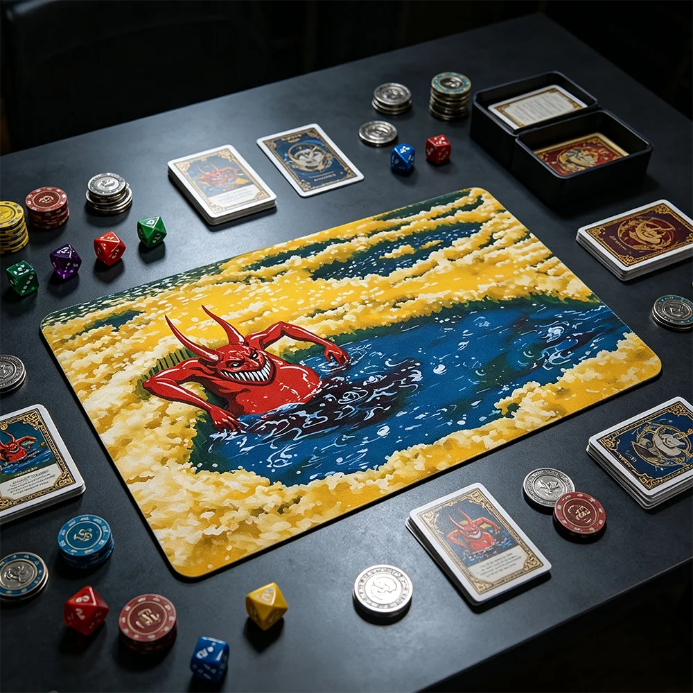 Sulfur Spring Set Mat Magic Game Mat TCG CCG  Game Mat Suitable Collectible  Games Tabletop Card Game Accessories
