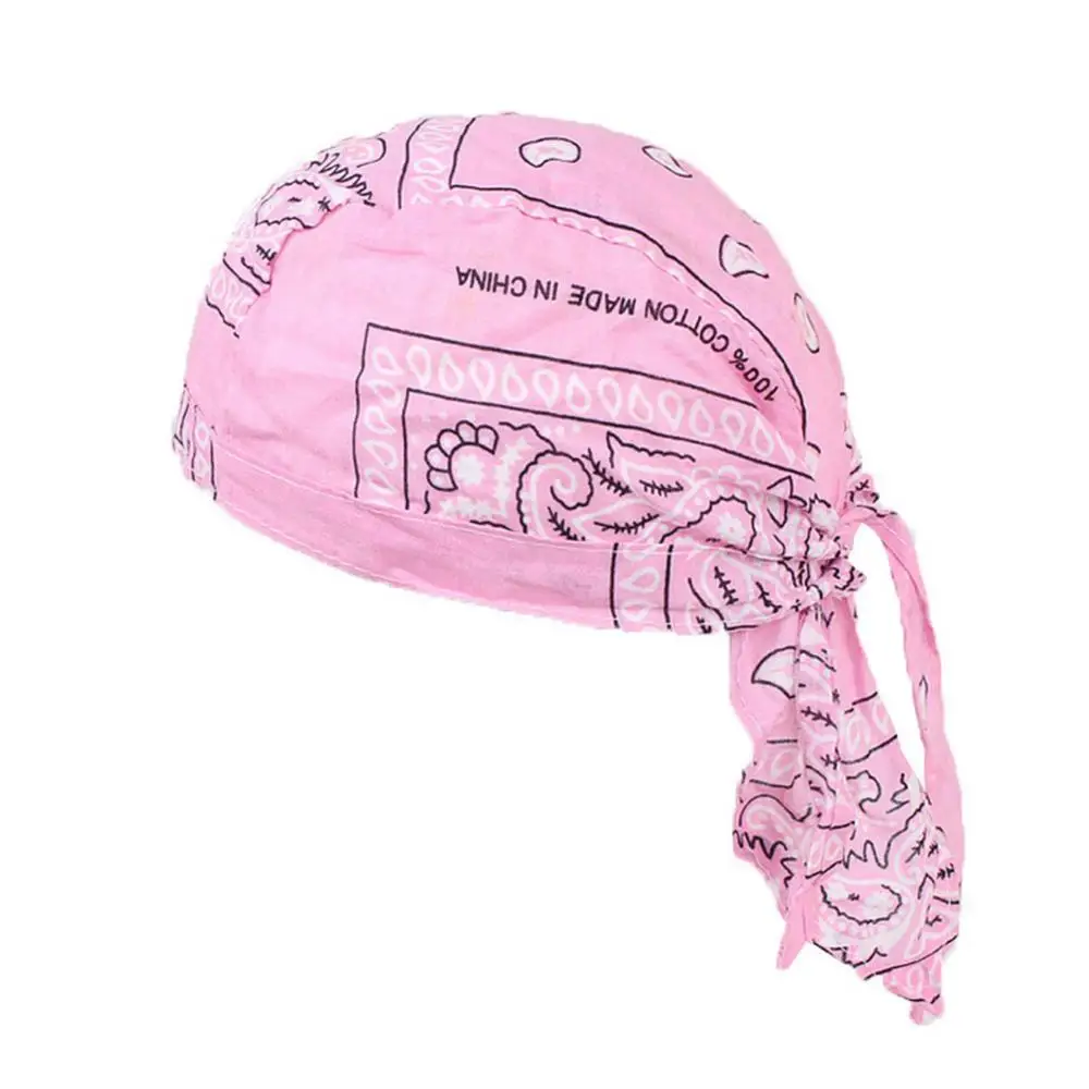 Cotton Men Women Pirates Cycling Cap Bike Headband Hat Bandana Headcloth Head Scarf Summer Running Riding Headband Ciclismo