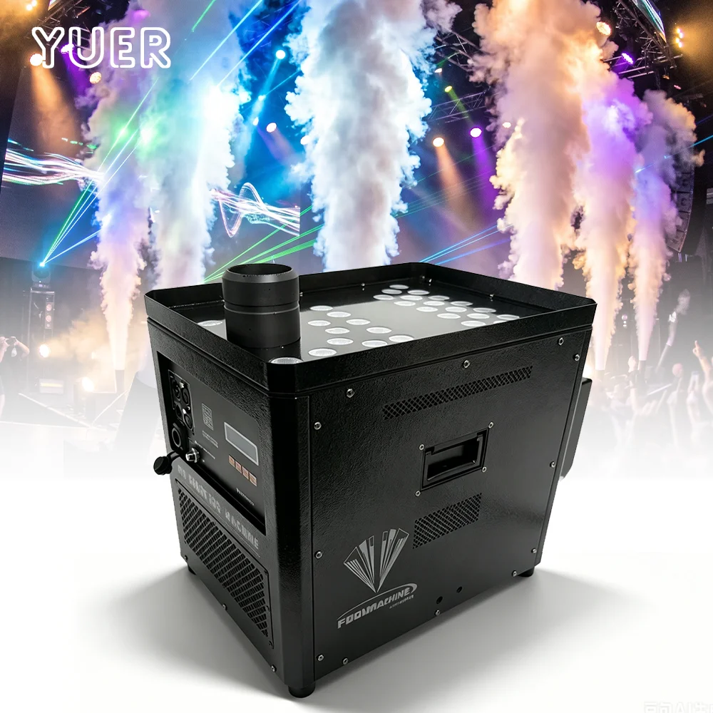 3500W 4000W 4500W Fog Smoke Jet Machine With RGB LED Light DMX Remote Control Special Equipment Concert Wedding Stage Lighting
