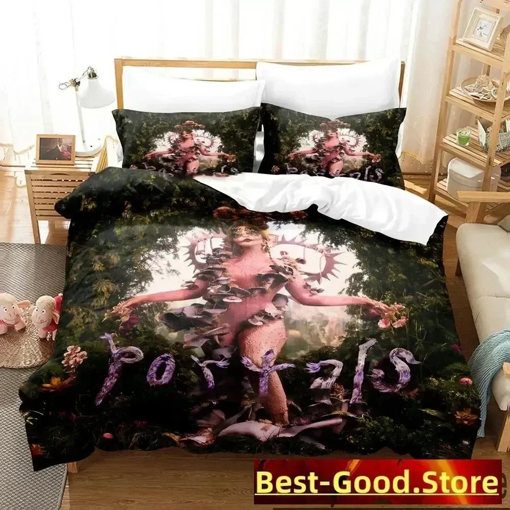 3D Portals Melanie Martinez album Bedding Set Duvet Cover Sheet Printed Pillowcase Bed Full Queen King Size Comforter Bedroom