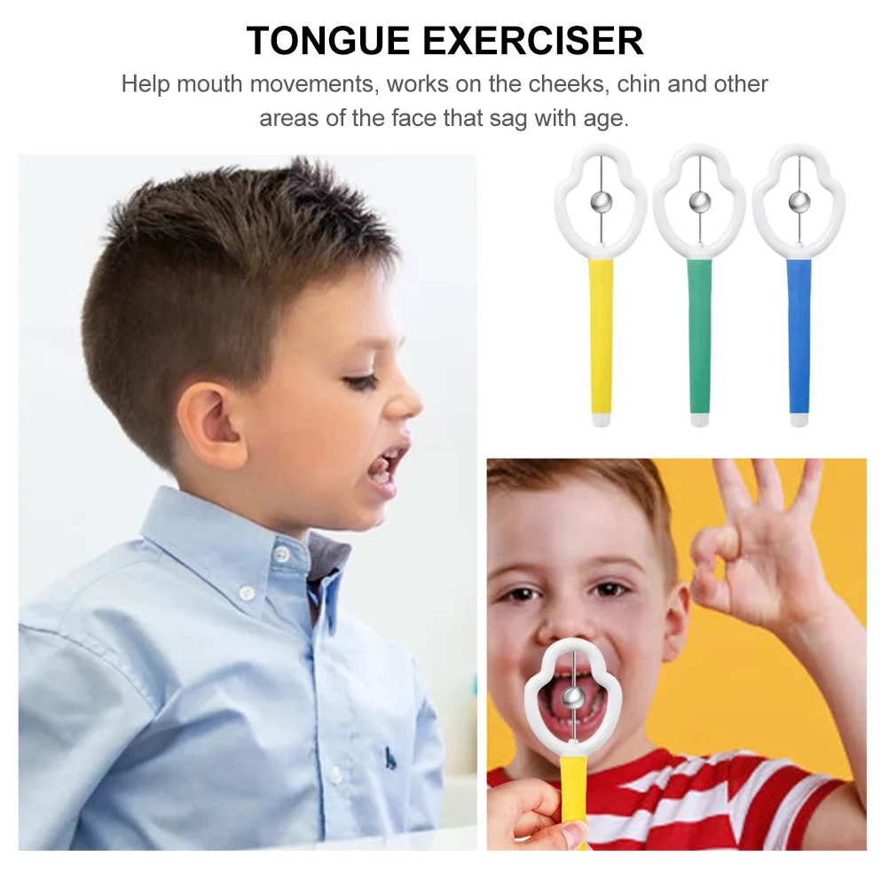 Tongue Muscle Trainer al Exerciser Strengthens Flexibility Stability Speech Therapy Tool Pronunciation for Kids