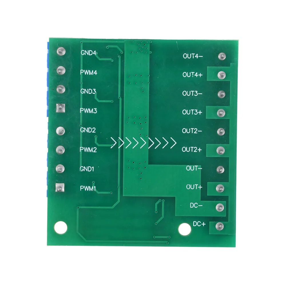 MOSFET 4 Channel Pulse Trigger Switch Controller Board PWM Optocoupler Opto-isolator Driver Board for Motor LED Light