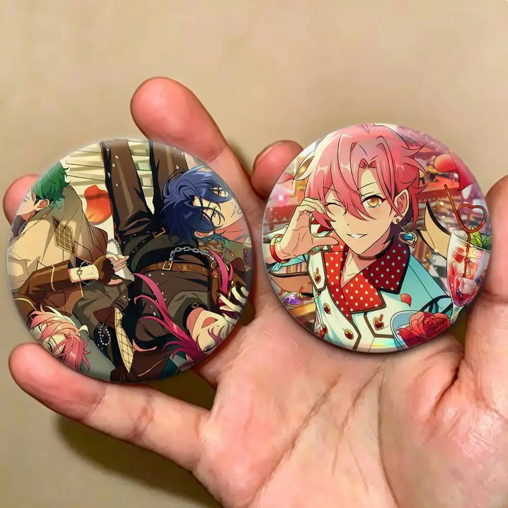 COOL MELLOW DEAR Enstars   Badges Creative Tinplate Button PinsBrooch Badge Clothes Backpack