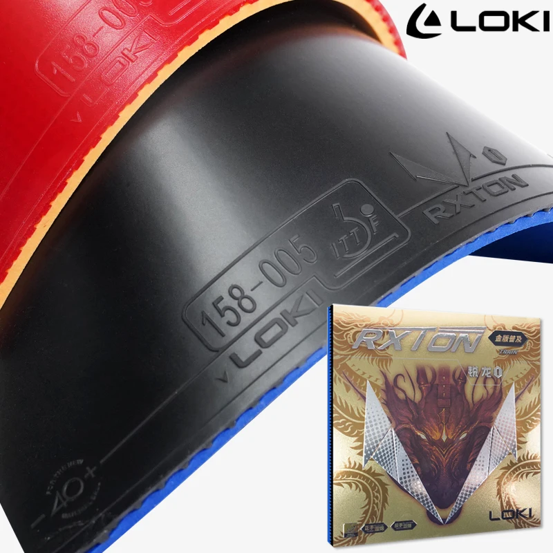 

LOKI Rxton 1-T Table Tennis Rubber Sheet Tacky Forehand Non-tacky Backhand Table Tennis Rubber ITTF Approved Arc Fast Attack