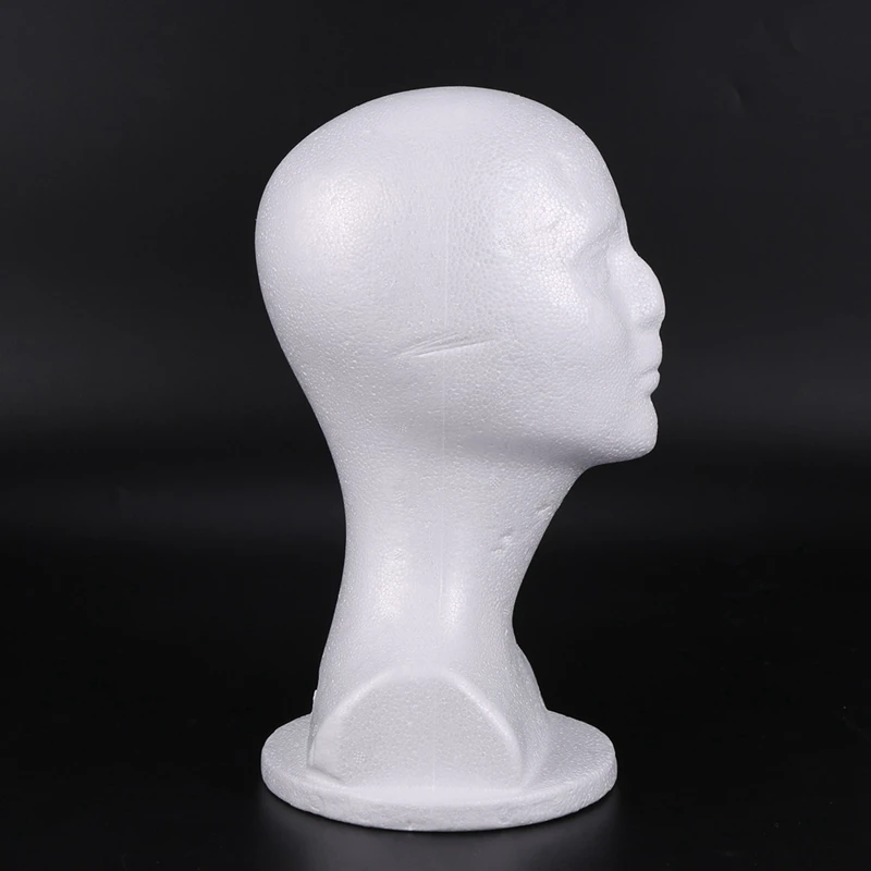 6X Styrofoam Mannequin Foam Head Model Glasses Hat Wig Display Stand