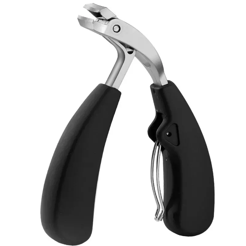 Curved nail clippers with large opening three times anti-splash storage Nail clippers for the elderly thick toenails Heavy duty